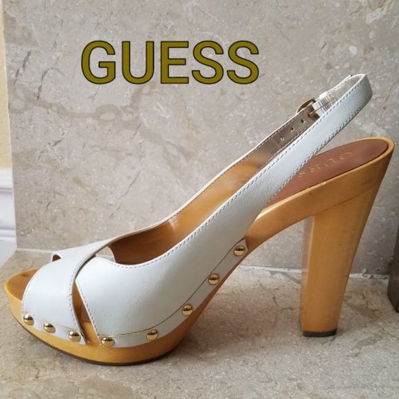 Guess Shoes - GUESS Open Toes Platform Heels